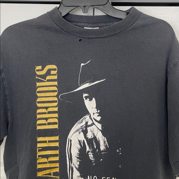 Garth Brooks No Fences Tour T-Shirt VTG 90s Men’s L Single Stitch Country Music - Picture 2 of 9